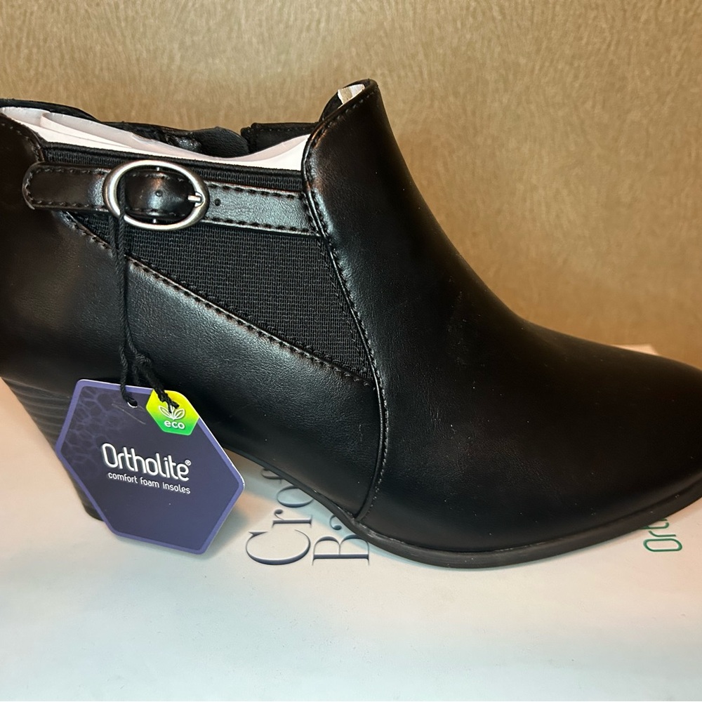 Croft & Barrow Black Ankle Booties